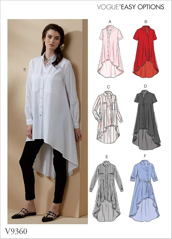 Vogue Sewing Pattern, various, White