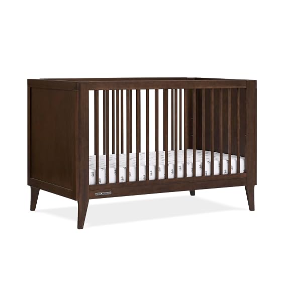 Delta Children Ollie 4-in-1 Convertible Crib - Greenguard Gold Certified, Walnut Espresso