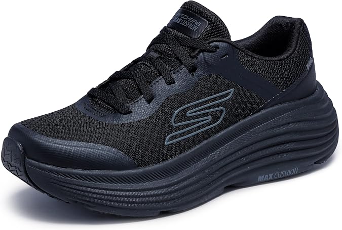 Skechers Women's Max Cushioning Endeavour | Max Cushioning, Air-Cooled Goga Mat Insole, Ultra Light Midsole, Breathable Mesh Upper, Machine Washable