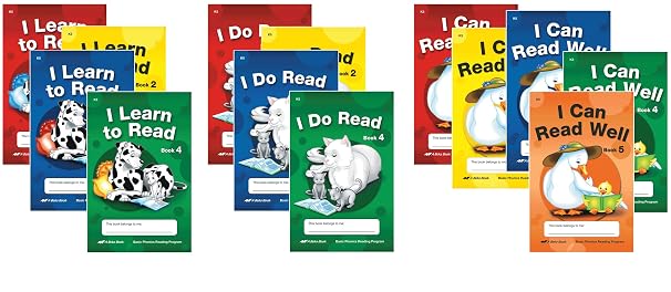Basic Phonics Readers - Abeka 5 Year Old Kindergarten Phonics Reading Program Student Reading Book