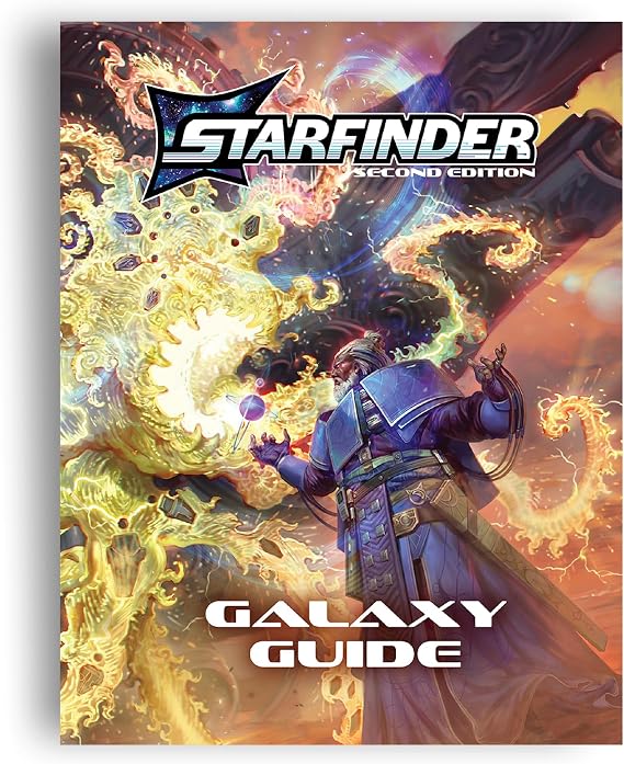 Starfinder Galaxy Guide Hardcover, Map and 6 Alien Ancestries