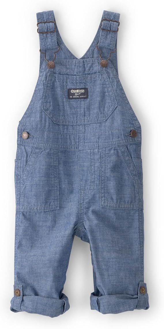 OshKosh B'Gosh Boy World's Best Overalls, Blue, 18M