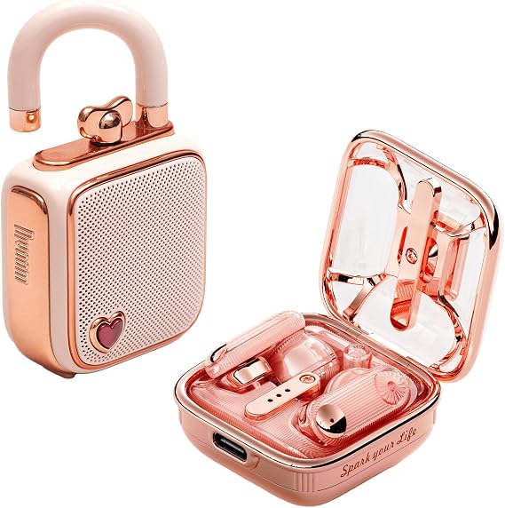 Divoom LoveLock Kayıt Özellikli Bluetooth Hoparlör ve Spark Air TWS Kulaklık Hediye Seti