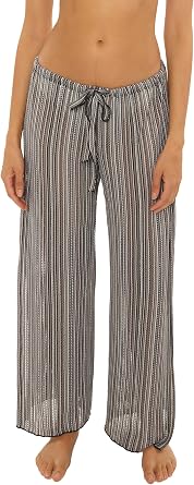 BECCA Seaside Crochet Knit Split Leg Pants