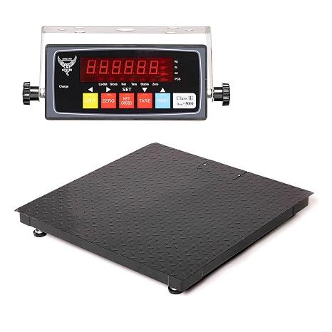 Warehouse Heavy Duty Industrial Pallet Floor Scale with Digital Display Indicator (36x36)