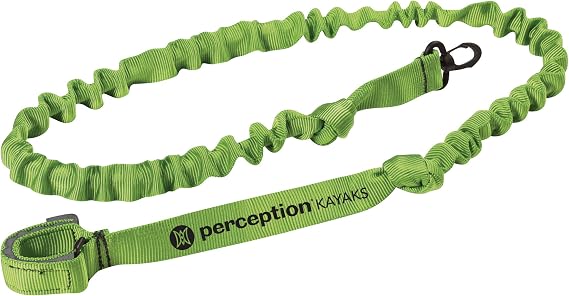 Perception - Paddle & Rod Leash for Kayaks, Green, One Size