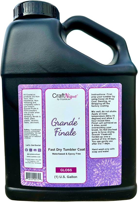 CrystaLac Grande Finale Tumbler Coat (Gloss, Gallon) 2.0