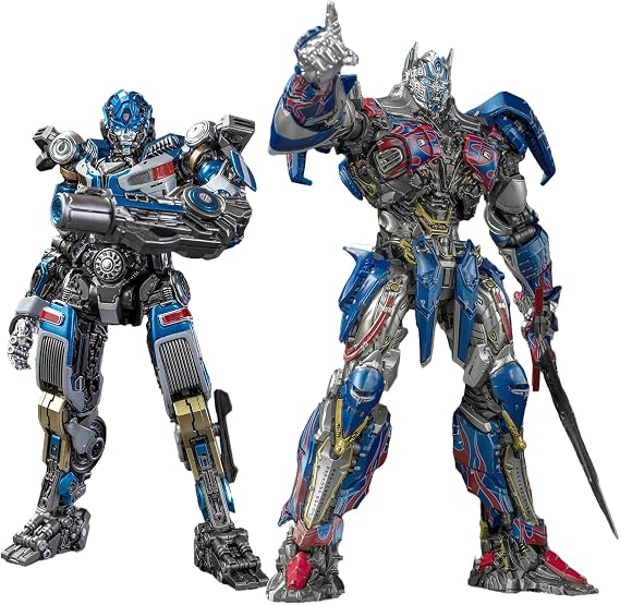 YOLOPARK AMK PRO Series Transformers:The Last Knight Optimus Prime and Transformers:Rise of The Beasts Mirage Action Figures
