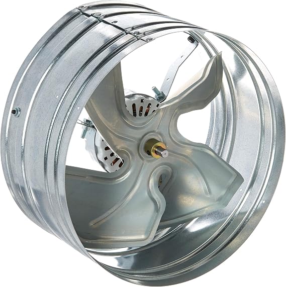 Broan-NuTone 353 Gable Mount Attic and Garage Ventilation Fan, 760 CFM, Red, 1630