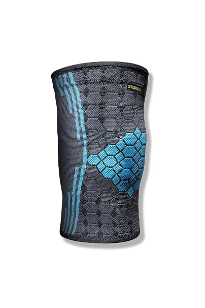 Storelli Knee Sleeve, Compression Knee Brace, Zero-Slip Silicone Band, Customizable Fit, Performance Support and Recovery, Superior Breathability