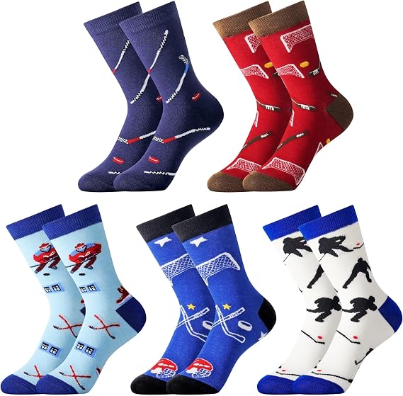 Jeasona Boys Socks Kids Crew Socks Funny Animal Christmas Gifts for Teen Boys
