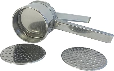 Eppicotispai Stainless Steel Potato MasherRicer with 2 Inserts