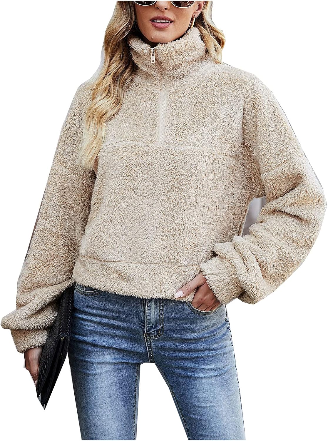 KNFATEQVEDG Thin Warm Jackets for Women Women's Winter Fashion Loose Jacket Long-Sleeved Women Gifts for Christmas Mom