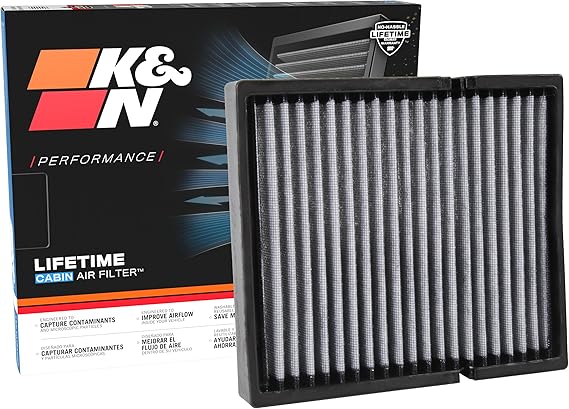 K&N LIFETIME Cabin Air Filter: Washable, Clean Air for your Cabin, VF2054