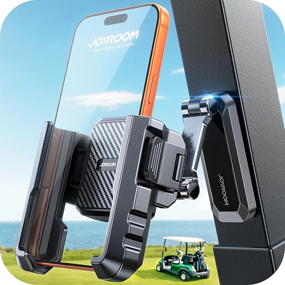 Magnetic Base Golf Cart Phone Holder, 1s Lock/Release Golf Cart Accessories