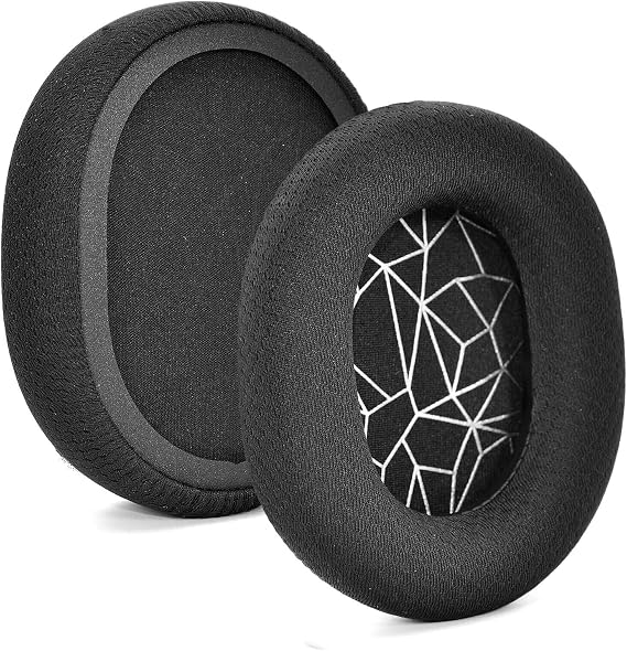 Steelseries Arctis 1 3 5 7 9 9x Pro Compatible Headphone Sponge Pad Headphone Pillow Pad (BLACK-WHITE)