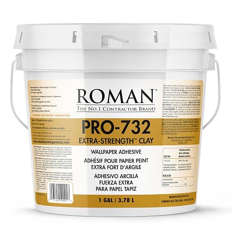 Roman 010001 PRO-732 1 gal Extra Strength Wallpaper Adhesive