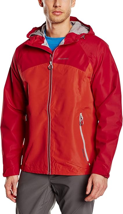 Craghoppers Men's Pro Reaction Lite Walking Jacket Medium Dynamite Red/Chilli Red