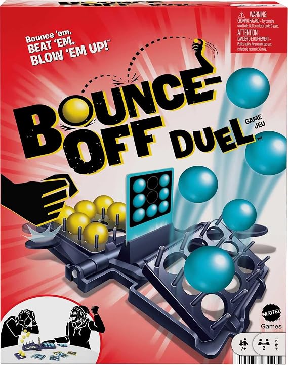 Mattel Games Bounce Off Duel Family Fun Competative Game
