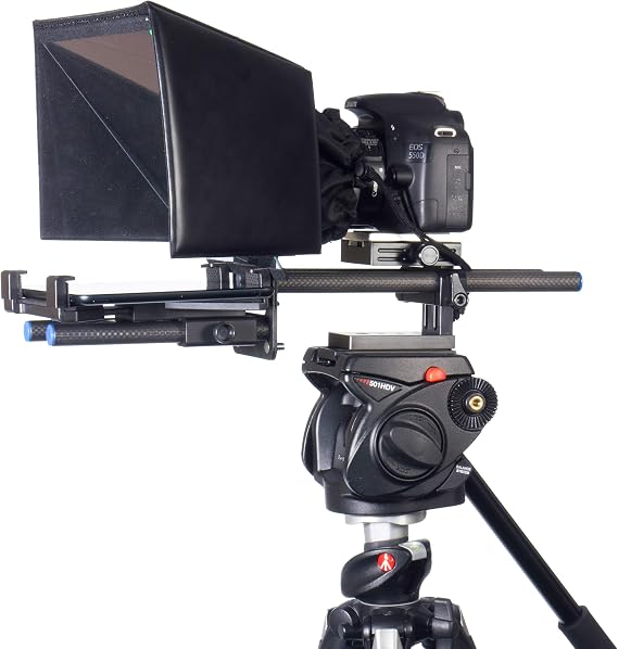 datavideo 2400 5040 TP 500 7inch/DSLR Prompter Without Remote Control Black
