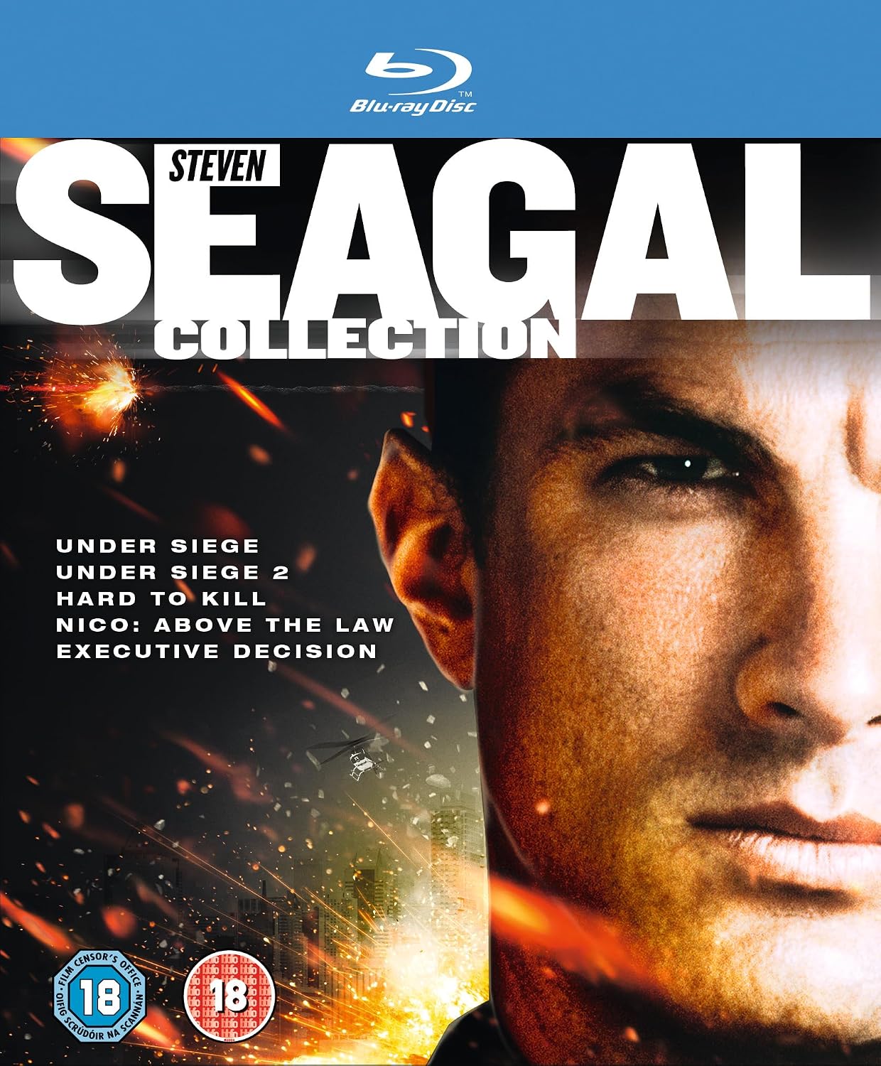 Steven Seagal Collection [Under Siege 1-2/Hard To Kill/Above The Law/Executive Decision] [Blu-ray]