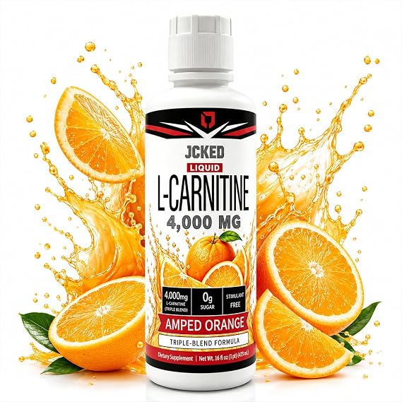 L-Carnitine 4000 Amped Orange, L-Carnitine Supplements17 FL OZ