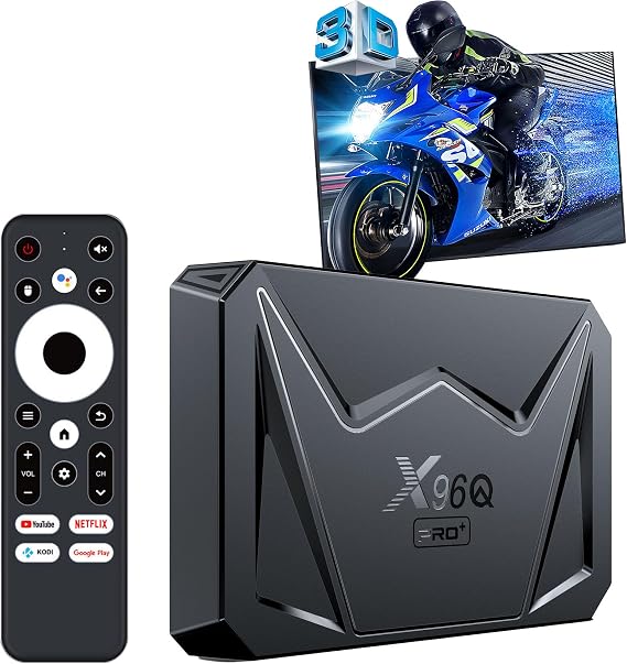 X96Q Pro+ TV Box Android 14.0 TV Box TV Box 4G RAM 64G ROM 8K HD BT5.0 USB3.0 WIFI 6.0