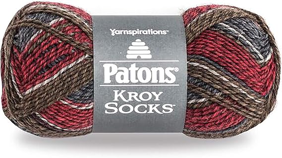 Kroy Socks Yarn-Grey Brown Marl