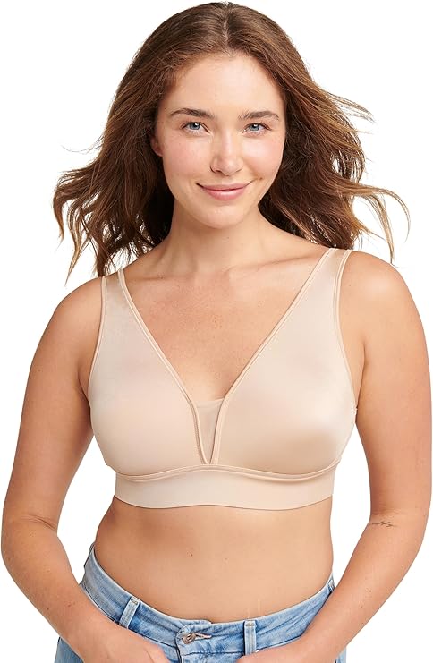 Jockey Women's Bra Forever Fit V-Neck Molded Cup Bra