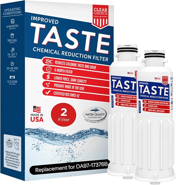 Clear Choice Fridge Filter for Samsung HAF-QIN 2-Pack Made in USA