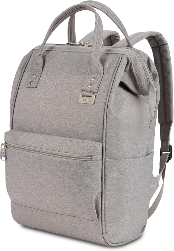 SwissGear 3576 Laptop Backpack, Grey, 12-Inch