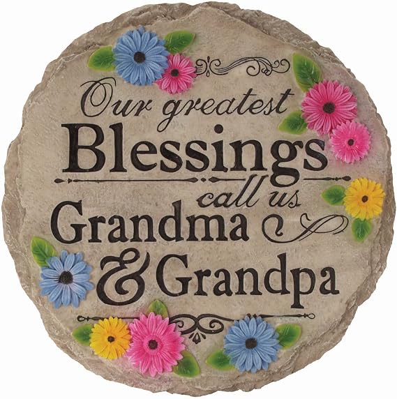 Spoontiques - Garden Decor - Greatest Blessing Stepping Stone - Decorative Stone for Garden
