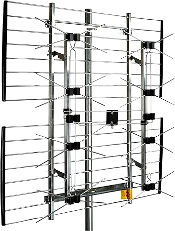 Channel Master EXTREMEtenna - Multi-Directional Outdoor HDTV Digital Antenna, 80+ Mile Range, 8-Bay Bowtie, 180 Wide-Angle Reception, Industry-Leading Reception Power, UHF/VHF Support for Free OTA TV