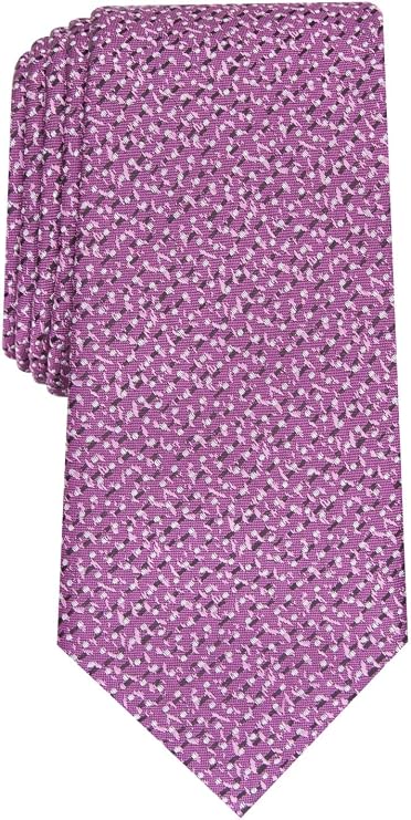 Alfani Mens Madison Silk Blend Professional Neck Tie Purple O/S