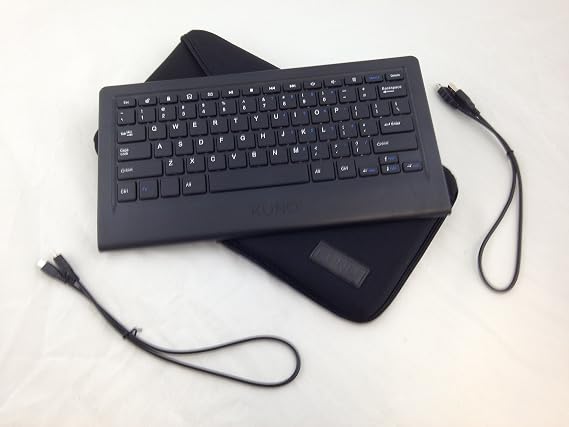 Kuno USB Keyboard 12.25" by 6.5" with Case