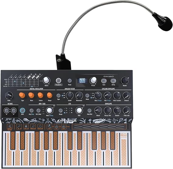 Arturia MicroFreak Hybrid Analog/Digital Synthesizer with Gooseneck Mic
