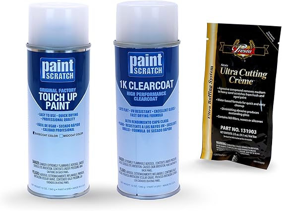 Touch Up Paint Spray Can Car Scratch Repair Kit - Compatible/Replacement for 2018 Lexus LX 570 Magnetic Gray Metallic (Color Code: 1G3)