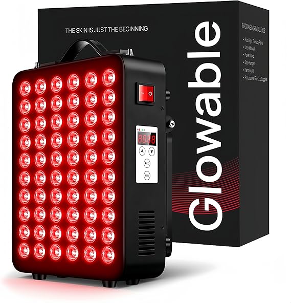 HaloPro 300W Red Light Therapy & Infrared Light Therapy LED Panel 660nm & 850nm - Anti-Ageing, Muscle Recovery, Relaxation, Wellness - Built in Timer - Face & Body Device