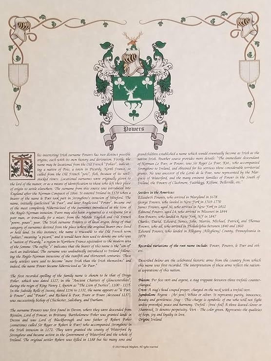 Mr Sweets Graci Coat of Arms, Crest & History 8.5x11 Print - Name Meaning, Genealogy, Family Tree Aid, Ancestry, Ancestors, Namesakes - Surname Origin: Italian Italy