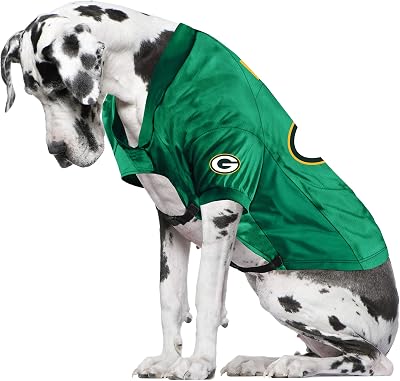 Littlearth NFL Green Bay Packers Stretch Pet Jersey, Team Color, Big Dog