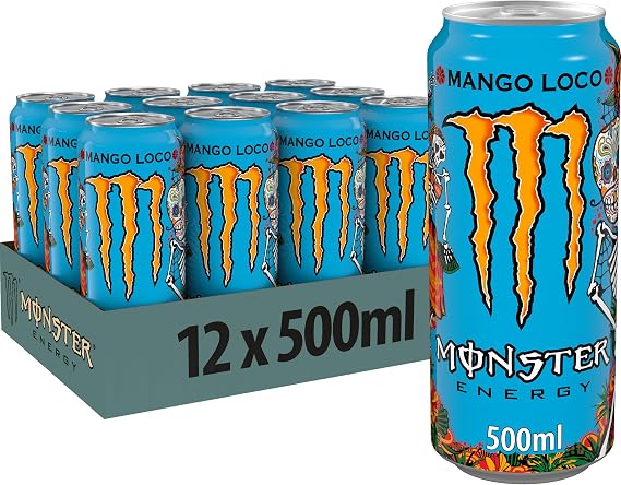 Monster Mango Loco Enerji İçeceği Kutu 12x500 ml