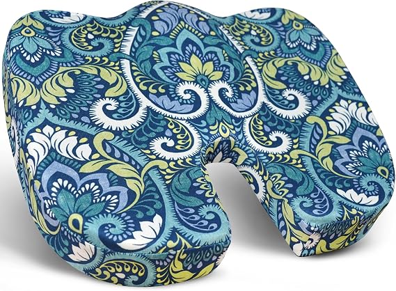 Tailbone Pain Relief Cushion, Memory Foam Seat Cushion for Coccyx Sciatica Pain Pressure Relief Office Desk Chair