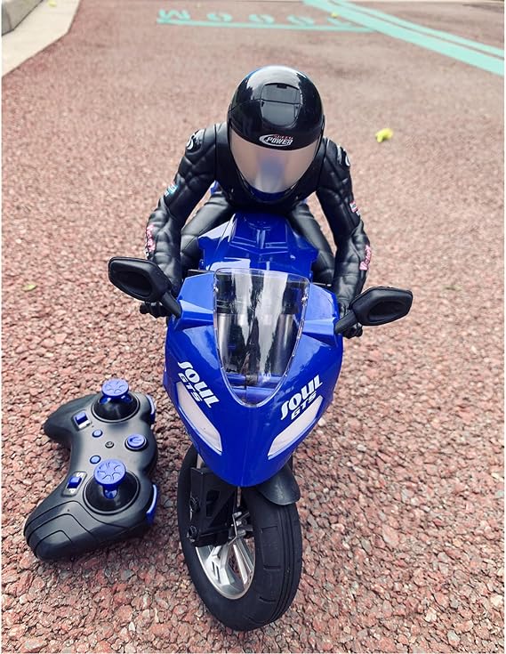 2.4G Remote Control Motorcycle RC Electronic Dift Racing Cars 1:16 Scale with Self-Balancing Single-Wheel Stunt Functions