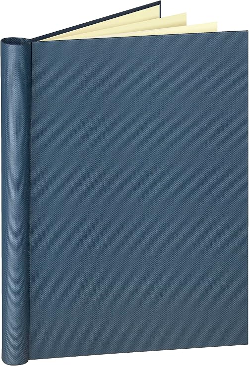 Veloflex 4944 250 Springback Binder A4 Linen Structure Blue