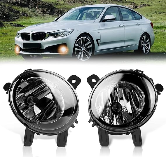 Fog Lights compatible with BMW (F22 220i 228i, 2 Series) / (F30 F31 F34 320i 325i 328i 328d 335i, 3 Series) / (F32 F33 F36 428i 435i, 4 Series) / M235i, 2012-2014, Fog Lamps, Smoke
