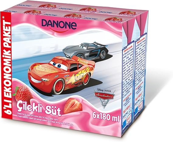 Danone Disney Strawberry Milk 6X180 ML