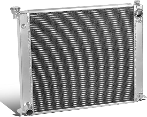 DNA Motoring RA-300ZXT-2 2-Row Full Aluminum Radiator Compatible with 90-96 Nissan 300ZX Turbo,19.75 x 18.50 x 2.0,1.50"Inlet/Outlet