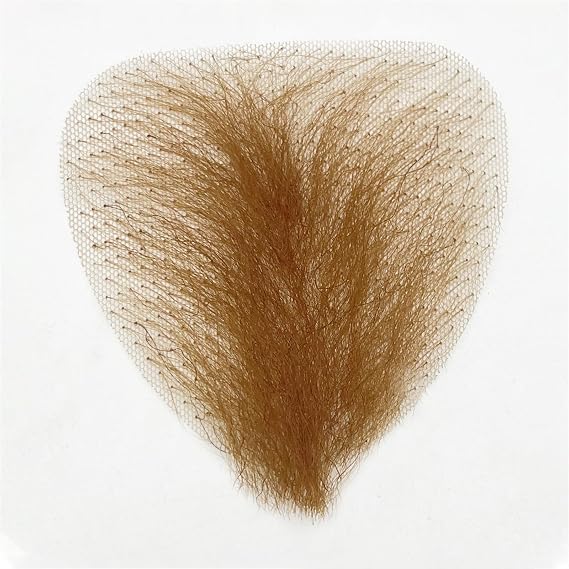 Fake Private Hair Invisible Realistic Bikini Body Wig For Men and Women Hair High Temprature Fiber Body Wigs(Dark Browm)