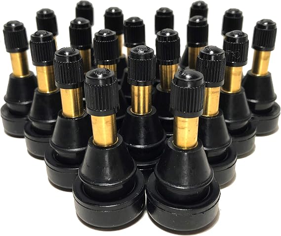 KEX Pack of 20 TR801HP Tubeless Tire High Pressure Valve Stems for .625" Large Hole