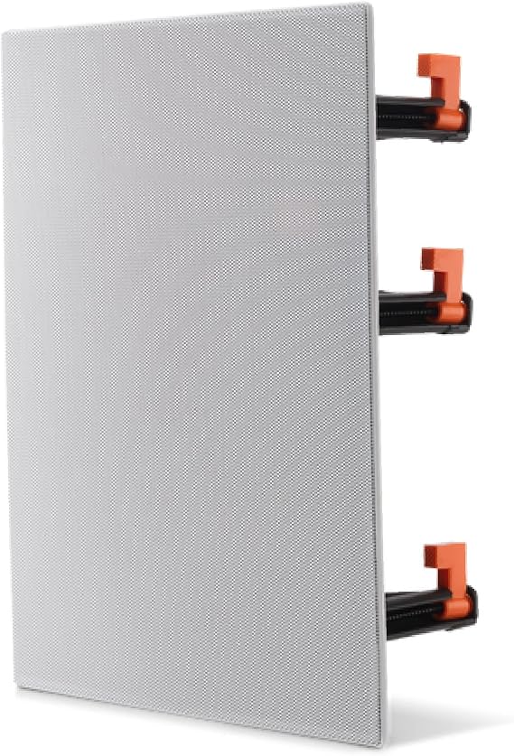 JBL Studio 2 8IW In-Wall Speaker - 8 - Cinema-Quality Sound at Home - Low Distortion & Accurate Sound Reproduction - Paintable, Invisible, Zero-Bezel Grill - Quick & Easy Install